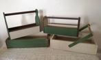 Set van 4 houten bakken brocante shabby chic, Ophalen