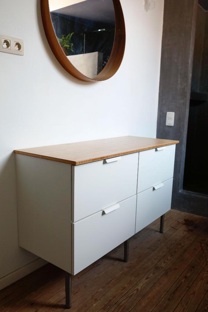 Badkamermeubel IKEA GODMORGEN, Maison & Meubles, Salle de bain | Meubles de Salle de bain, Utilisé, Meuble lavabo, Moins de 100 cm