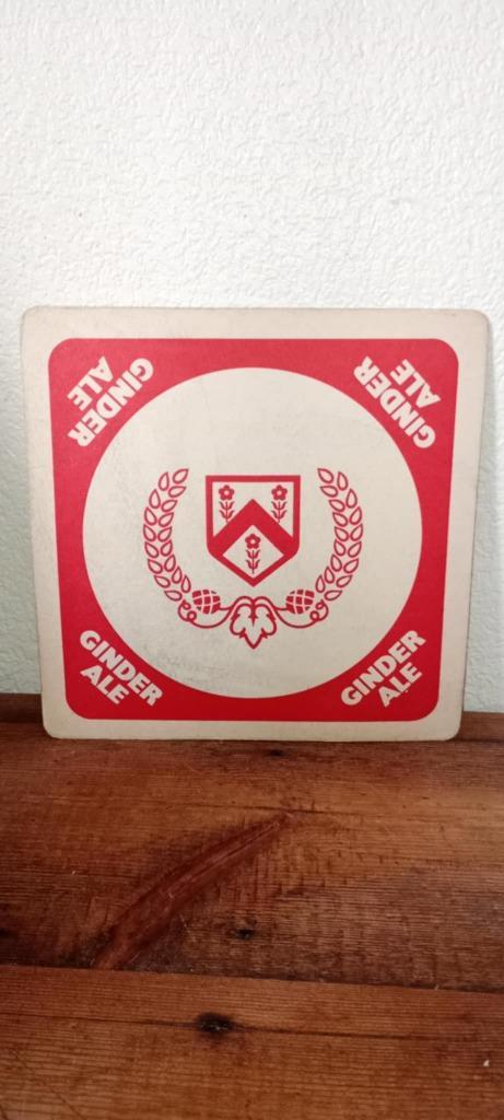 Bierbrouwerij Ginder Ale Grand Sous Buck, Verzamelen, Biermerken, Gebruikt, Viltje(s), Overige merken, Ophalen of Verzenden