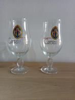 2 Corsendock glazen, Ophalen of Verzenden, Zo goed als nieuw, Bierglas