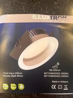 Illuxtron LED spot diameter 230mm, Nieuw, Minder dan 50 watt, Lamp met armatuur, Ophalen
