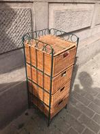 Vintage rotan ladekastje, Antiek en Kunst, Ophalen