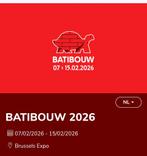 4 tickets Batibouw