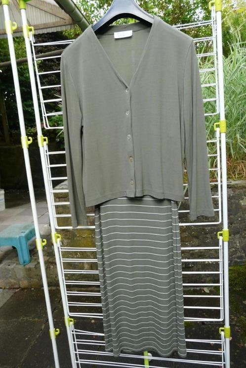 Betty Barclay T.38 zomerset, Kleding | Dames, Jurken, Zo goed als nieuw, Maat 38/40 (M), Groen, Onder de knie, Ophalen of Verzenden
