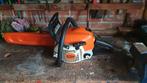 Stihl kettingzaag, Ophalen, Gebruikt