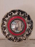 Vintage Religieuze Wandplaat - Miniatuur "Onze Lieve Vrouw v, Antiek en Kunst, Ophalen, Zilver