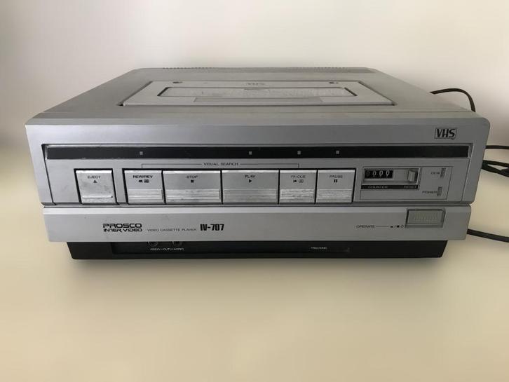 70s of 80s VHS videospeler Prosco IV-707, Audio, Tv en Foto, Videospelers, Ophalen