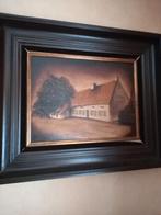Schilderij oude hoeve, Antiek en Kunst, Ophalen