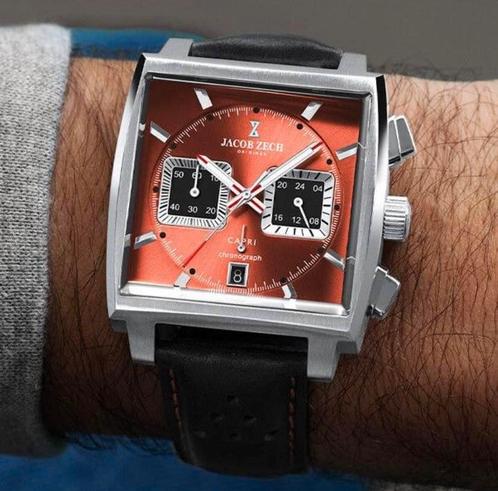 Jacob Zech, Handtassen en Accessoires, Horloges | Heren, Nieuw, Staal, Ophalen