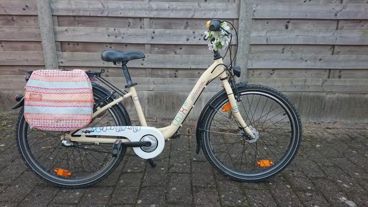 meisjesfiets 's cool chix 24" inch, Vélos & Vélomoteurs, Vélos | Filles, Utilisé, 24 pouces, Frein à main, Vitesses, Enlèvement