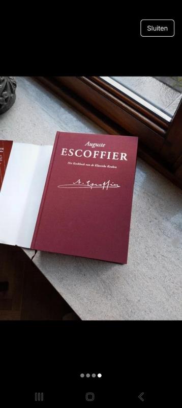 Kookboek Escoffier, Boeken, Kookboeken, Ophalen of Verzenden, Zo goed als nieuw, Auguste Escoffier, Frankrijk