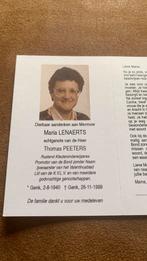 Onderwijzeres, Enlèvement ou Envoi, Image pieuse