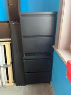 Malm Ikea bed te koop 140cm + nachtkastjes, 100 à 150 cm, Utilisé, Enlèvement ou Envoi