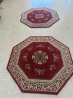 2 identieke tapijten beige / rood (speciale vorm), Ophalen, Gebruikt, Klassiek, Rood