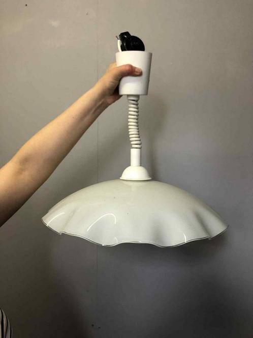 Lamp • hanglamp • vintage • armatuur • opaline, Antiek en Kunst, Antiek | Verlichting, Ophalen