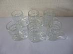 Set druppelglazen (6 stuks) bier pull 4,5cm hoog, Ophalen of Verzenden, Zo goed als nieuw
