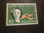 Zwitserland/Suisse 1958 Mi 654** Postfris/Neuf, Postzegels en Munten, Postzegels | Europa | Zwitserland, Verzenden