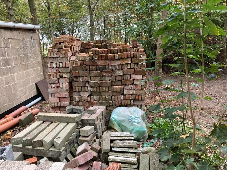 Bakstenen, Doe-het-zelf en Bouw, Metselstenen, Gebruikt, Ophalen