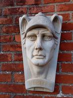 4 Betonnen Muurhangers, Tuin en Terras, Tuinbeelden, Ophalen, Gebruikt, Beton, Mensenbeeld