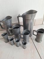 Ijzeren maatkannen, Antiek en Kunst, Antiek | Brons en Koper, Ophalen