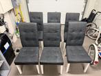 6 eetstoelen Leenbakker, Ophalen, Gebruikt, Zwart, Vijf, Zes of meer stoelen
