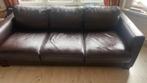 Gratis lederen slaapzetel, Huis en Inrichting, Zetels | Zetels, Ophalen, Gebruikt, Driepersoons, Rechte bank