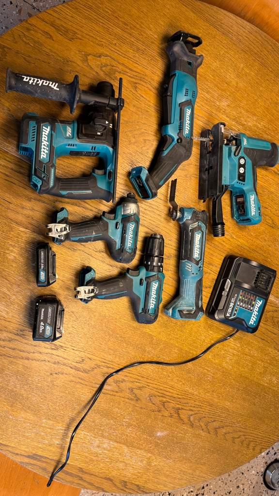 Makita 10.8v machines (als 1 set te koop, niet los), Doe-het-zelf en Bouw, Gereedschap | Handgereedschap, Zo goed als nieuw, Ophalen