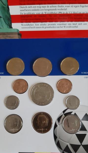 Muntenset Rode Duivels. 1994. beschikbaar voor biedingen