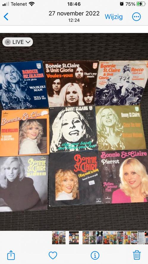 BONNIE ST CLAIRE/ Lotje singles, CD & DVD, Vinyles Singles, Enlèvement ou Envoi