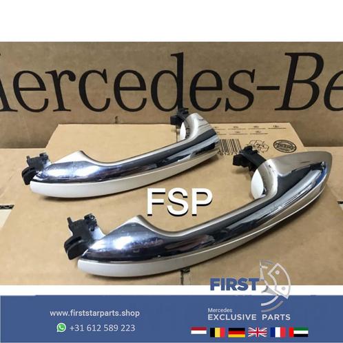 W166 W292 DEUR HENDEL LINKS DEURGREEP LINKER DEURHENDEL WIT, Auto-onderdelen, Carrosserie, Deur, Mercedes-Benz, Links, Gebruikt