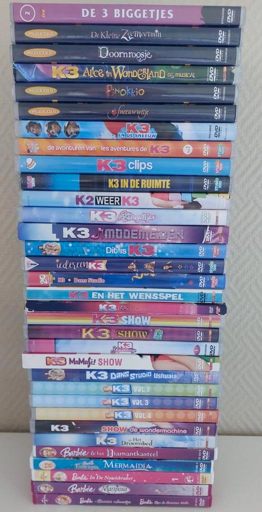 Dvd's K3 Barbie, Cd's en Dvd's, Dvd's | Kinderen en Jeugd, Zo goed als nieuw, Ophalen of Verzenden
