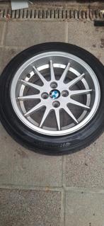4 aluminium velgen van BMW E21-E30 + recente Hankook Ventus-, Auto-onderdelen, Ophalen, Gebruikt, 15 inch, Banden en Velgen