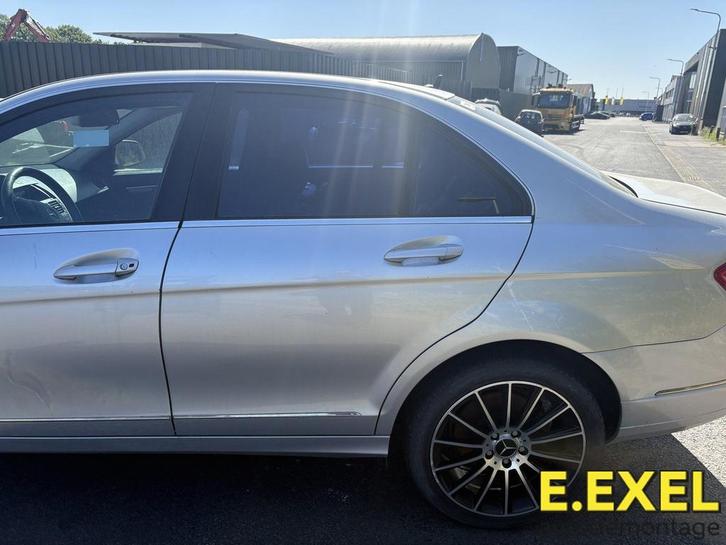 Deur links achter Mercedes C Klasse w204 2007-2014 C775, Auto-onderdelen, Carrosserie, Deur, Mercedes-Benz, Achter, Links, Gebruikt