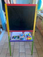 school bordje met magneetjes, Ophalen