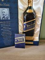 Johnnie Walker Blue label Whisky oude botteling 1liter, Verzamelen, Nieuw, Overige typen, Overige gebieden, Vol