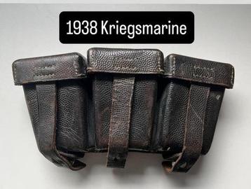 1938 Kriegsmarine Patronentas ww2 duits beschikbaar voor biedingen