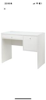 Dressing table 100x48 cm+ mirror white 65x65 cm, Enlèvement, Neuf