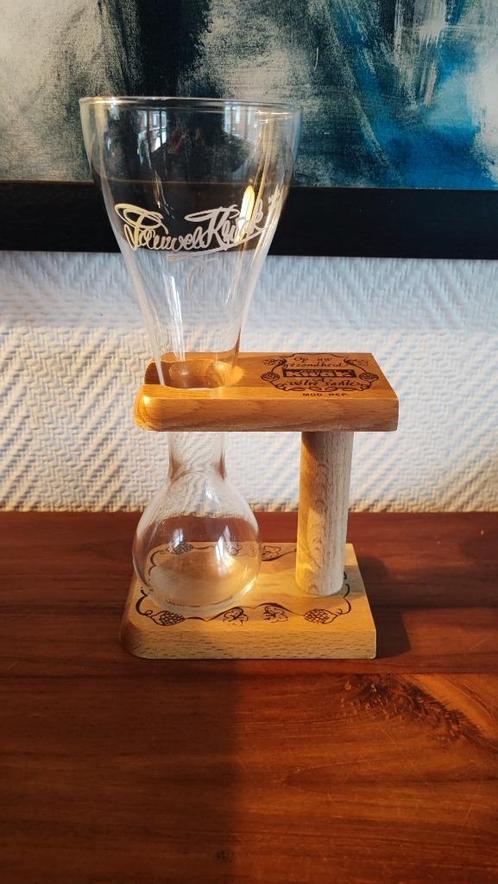 Kwak glas in houder model deposé, Verzamelen, Glas en Drinkglazen, Gebruikt, Ophalen of Verzenden