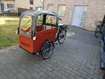 Bakfiets babboe big e, Gebruikt, 3 kinderen, Elektrisch, Ophalen