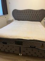 Bed boxspring met opslagruimte met/zonder matras, Huis en Inrichting, Slaapkamer | Boxsprings, Ophalen, Zo goed als nieuw