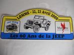bord 60 jaar Jeep, Collections, Marques & Objets publicitaires, Comme neuf, Enlèvement ou Envoi, Panneau publicitaire