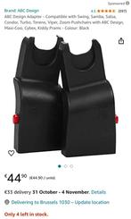 Adaptateurs pour poussette Zoom ABC Design, Ophalen of Verzenden, Nieuw, Kinderwagen