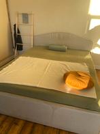 Dubbel bed al dan niet met matras en lattenbodems, Huis en Inrichting, Slaapkamer | Bedden, Ophalen, Zo goed als nieuw