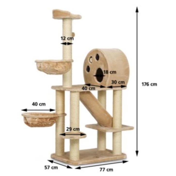 Kattenkrabpaal XXL- 176 cm hoog ' NIEUW  !! GOED LEZEN !, Dieren en Toebehoren, Krabmeubelen, Nieuw, Krabpaal, Ophalen