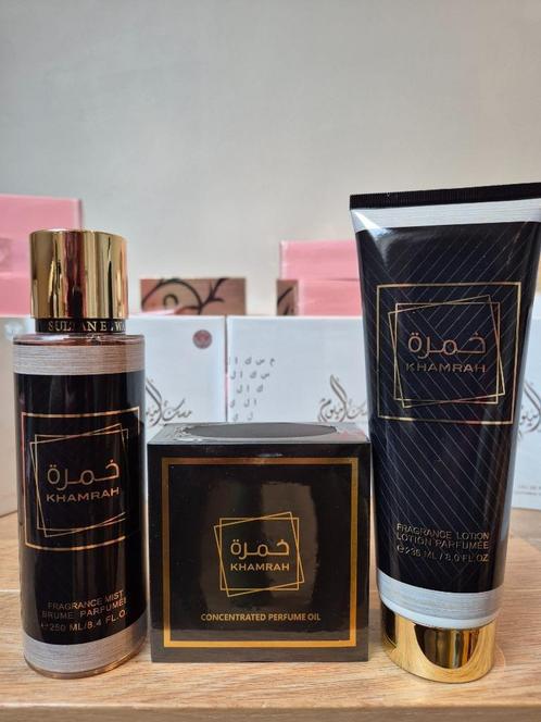 LOT KHAMRAH 3 PIECES / SULTAN EL WAHA / NEUF !, Handtassen en Accessoires, Uiterlijk | Parfum, Nieuw, Ophalen of Verzenden