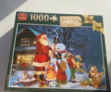 Puzzle de Noël 1000 pièces, Enlèvement, 500 à 1500 pièces, Comme neuf, Puzzle