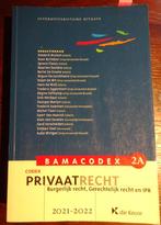 Privaatrecht Bamacodex 2A Burgerlijk recht, Gerechtelijk rec, Boeken, Studieboeken en Cursussen, Diverse auteurs, Ophalen of Verzenden