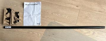 PRAKTSTENÖRT gordroeset 120-210 cm 28 mm zwart beschikbaar voor biedingen