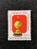 Indonésie 1981 - sports - badminton, Enlèvement ou Envoi, Non oblitéré, Sport