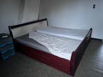 2 persoonbed en kast, Ophalen, Gebruikt, Tweepersoons, 200 cm